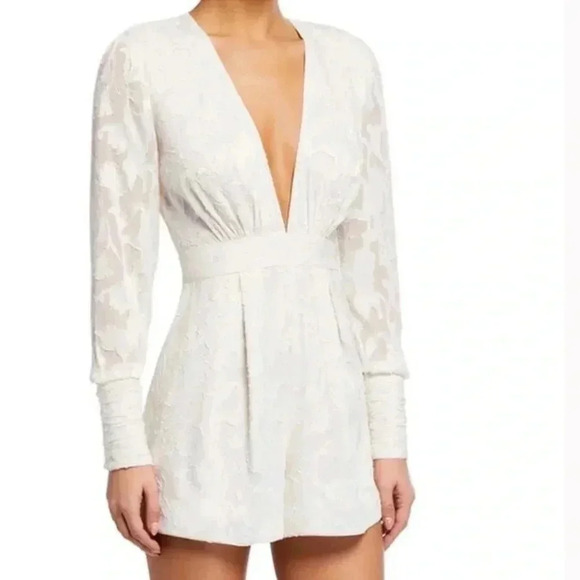 Alexis Floral Jumper in White- Size XS - Picture 3 of 9